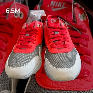•DS• NIKE AIR MAX 1 CLOT KISS OF DEATH SOLAR RED - SIZE 6.5M (8W)